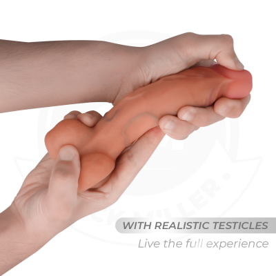 DILDO ARTICULÁVEL HIPERREALISTA 17,8 CM