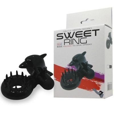 SWEET ANEL PENIANO RING CLIT STIMULATING DOLPHIN