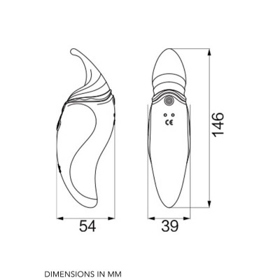 HERO PULSE WAVE VIBRADOR MASSAGEADOR PURPLE