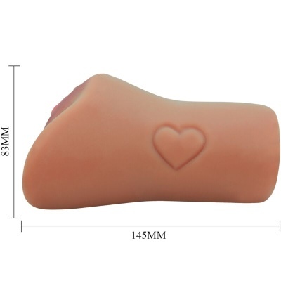 DESIGN DE VAGINA E ÂNUS ESCARLATE COM CARNE DE CORAÇÃO