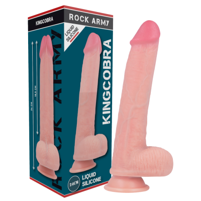 DILDO PREMIUM KINGCOBRA REALISTIC 24CM