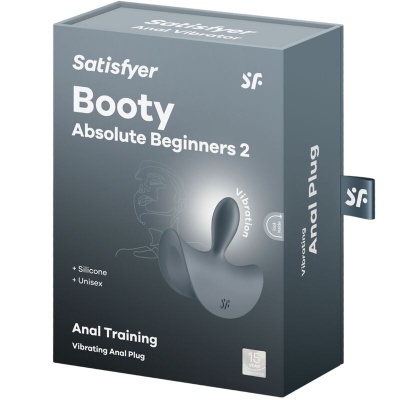 BOOTY ABSOLUTE BEGINNERS 2 ANAL PLUG VIBRADOR UNISSEXO PRETO