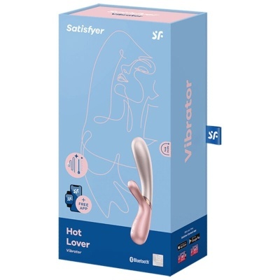 VIBRADOR SATISFYER HOT LOVER (ROSE-BEIGE) - VENDING