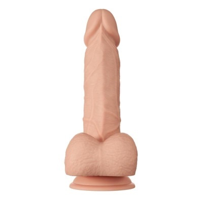 BELO ENCONTRO BAHAMUT DILDO REALÍSTICO E FLEXÍVEL 21,8 CM - CARNE