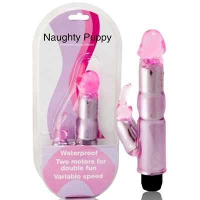 NAUGHTY PUPPY VIBRADOR PINK