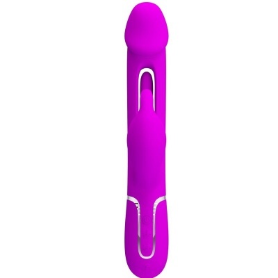 VIBRADOR COELHO DEJON 3 EM 1 MULTIFUNO VIOETA