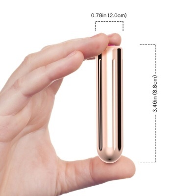 WARHEAD VIBRADOR BALA CONTROLE REMOTO DOURADO 2 CM X 8.8 CM