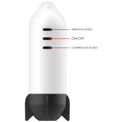 ROCKET MASTURBATOR TECNOLOGIA DE COMPRESSO SUAVE E VIBRAO