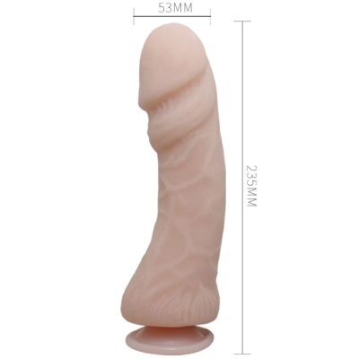 THE BIG PENIS VIBRADOR REALISTA FLESH 23.5 CM