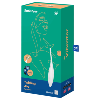 VIBRADOR SATISFYER TWIRLING JOY (BRANCO)