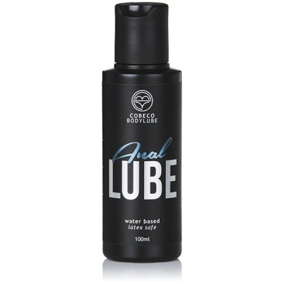 Frasco de lubrificante anal preto COBECO BODYLUBE
