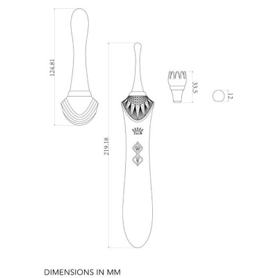 BESS 2 VIBRADOR MASSAGEADOR BLACK