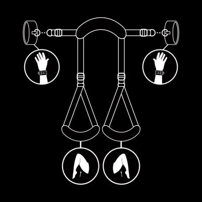 FETISH SUBMISSIVE Conjunto abre pernas