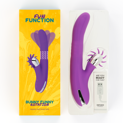 FUN FUNCTION VIBRADOR BUNNY FUNNY ROTATION
