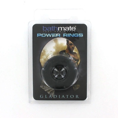 Embalagem de anéis de potência Bathmate Power Rings Gladiator com imagem de homem no fundo