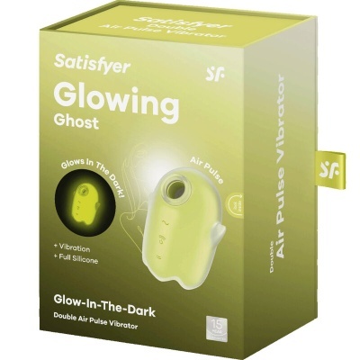 GLOWING GHOST AIR PULSE & VIBRADOR AMARELO