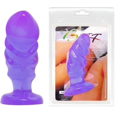 PLUG ANAL UNISEXO COM VENTOSA LILÁS