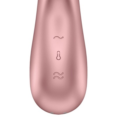 VIBRADOR SATISFYER HOT LOVER (ROSE-BEIGE) - VENDING