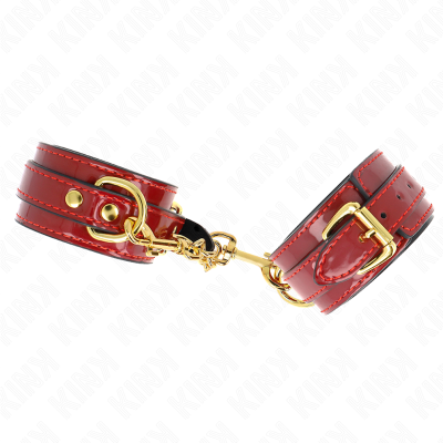 ALGEMAS JOANNA ANGEL VERMELHO AJUSTÁVEL COM CORRENTE DE OURO 16,5-26 CM X 4 CM