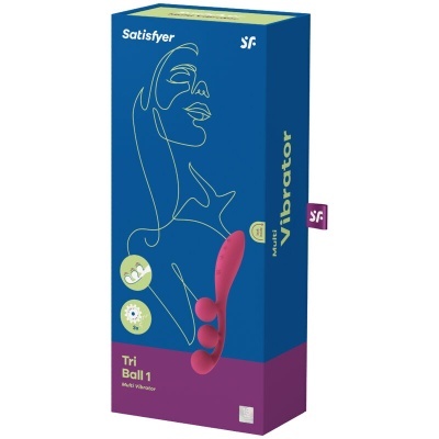 VIBRADOR SATISFYER TRI BALL 1 (RED)