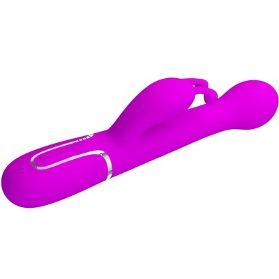 VIBRADOR COELHO DEJON 3 EM 1 MULTIFUNO VIOLETA