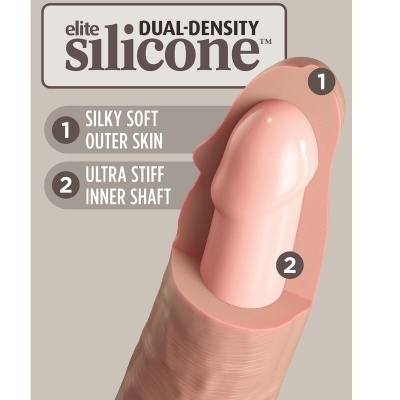 ELITE - DILDO DE SILICONE REALISTA 15,2 CM