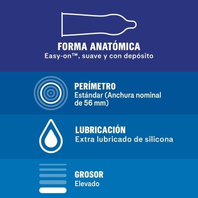 Descrição de características do preservativo