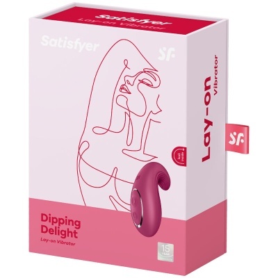 VIBRADOR SATISFYER DIPPING DELIGHT (VERMELHO)