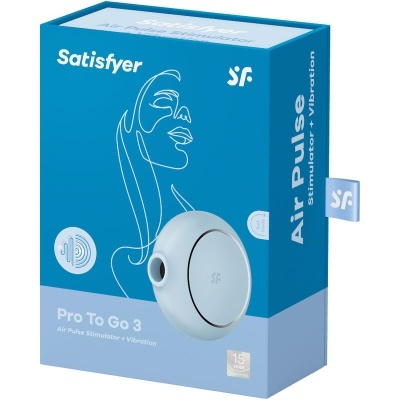 ESTIMULADOR SATISFYER PRO TO GO 3 (AZUL)