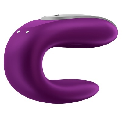 VIBRADOR SATISFYER DOUBLE FUN PARTNER (PURPLE)