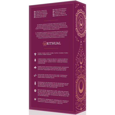 Vibrador estimulador RITUAL KRIYA G-SPOT ROSA recarregável