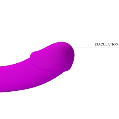 ESTIMULADOR KELPIE DOUBLE STRAP-ON ROXO