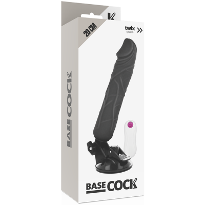 BASECOCK Vibrador c/comando 20cm (pt)