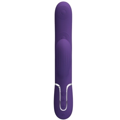 VIBRADOR PERLITA G-SPOT 3 EM 1 MULTIFUNO ROXO