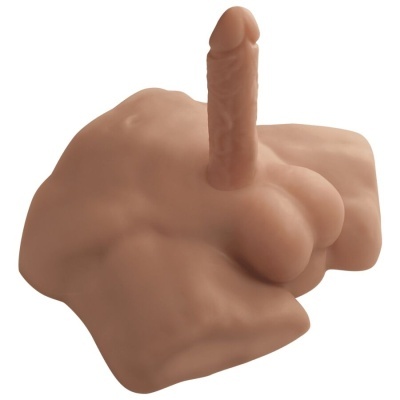 APOLLO S REALISTA MEIO TORSO MASCULINO CARAMELO