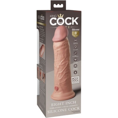 ELITE - VIBRADOR REALISTA E DILDO DE SILICONE 20,3 CM
