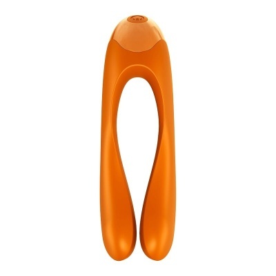 SATISFYER CANDY CANE FINGER VIBRATOR (ORANGE)