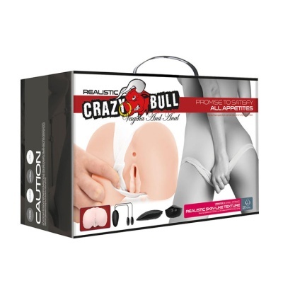 SIMULADORES ÂNUS E VAGINA VIBRADORES 8 — CRAZY BULL
