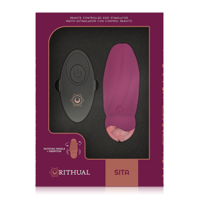 SITA OVO VIBRADOR COM CONTROLE REMOTO ROTAÇÃO + VIBRAÇÃO