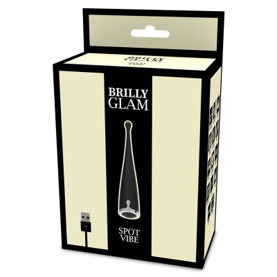 BRILLY GLAM SPOT VIBRADOR VIBE CLITORIAL BLACK