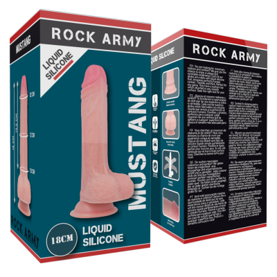 DILDO PREMIUM MustANG ROCKARMY 18 CM