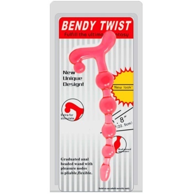BOLAS ANAIS VERMELHAS BENDY TWIST