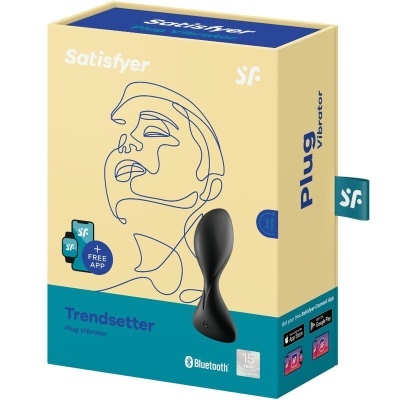 PLUG VIBRADOR SATISFYER TRENDSETTER (PRETO)