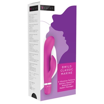 BWILD CLASSIC VIBRADOR MARINE COELHO VIBRADOR CERISE