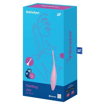 VIBRADOR SATISFYER TWIRLING JOY (ROSA)