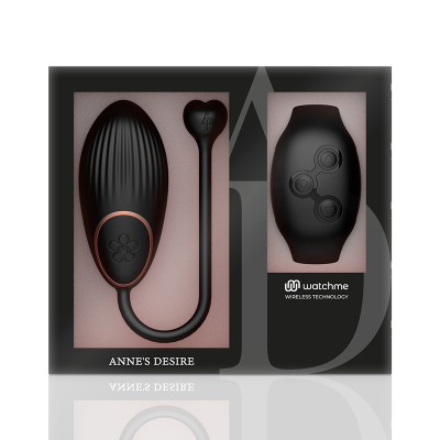 ANNE'S DESIRE VIBRADOR EGG WIRLESS TECHNOLOGY WATCHME BLACK