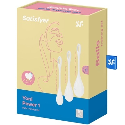 CONJUNTO SATISFYER YONI POWER 1 (BRANCO)