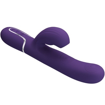 VIBRADOR PERLITA G-SPOT 3 EM 1 MULTIFUNO ROXO