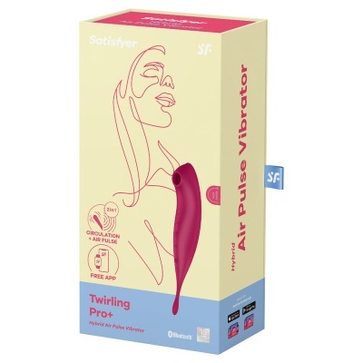 SATISFYER TWIRLING PRO+ vermelho
