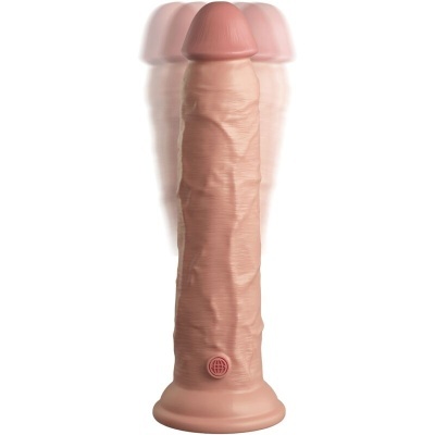ELITE - VIBRADOR REALÍSTICO E DILDO DE SILICONE CONTROLE REMOTO 23 CM